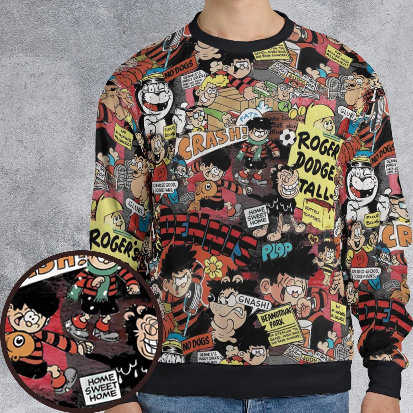 All-over Print Sweatshirt - 4Y9YDHFA