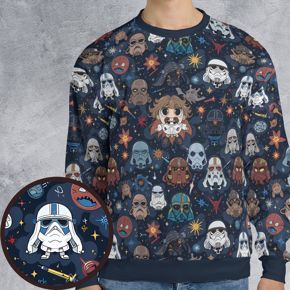 All-over Print Sweatshirt - Y49U286C -  - 1