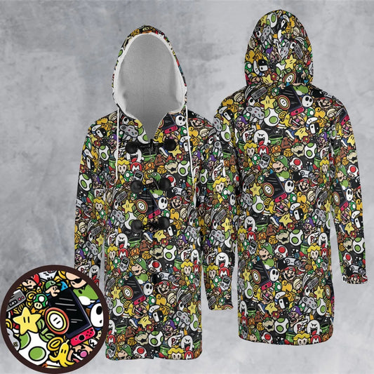 Hooded Cloak Coat - 8VMQ81WH