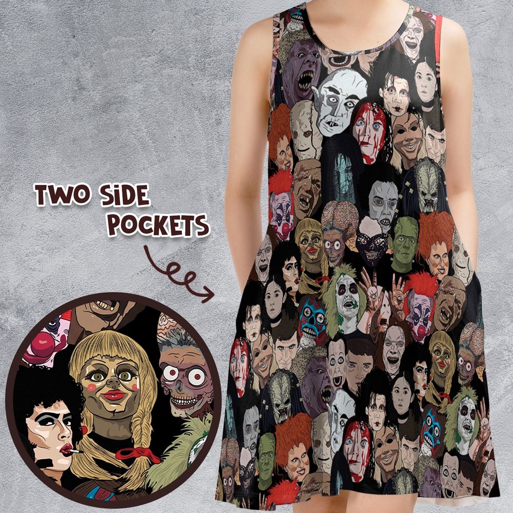 Sleeveless Dress - EGG49HE4 -  - 1