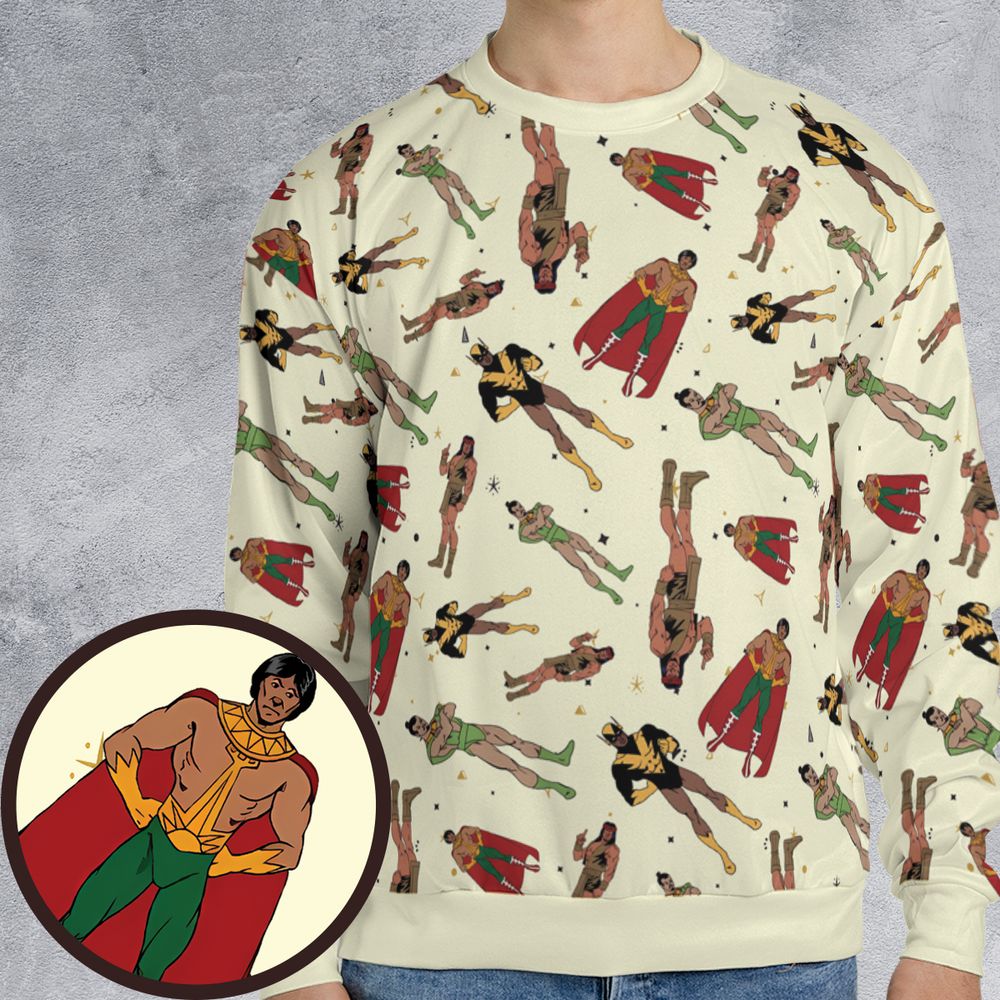All-over Print Sweatshirt - 4X9A7W8G -  - 1