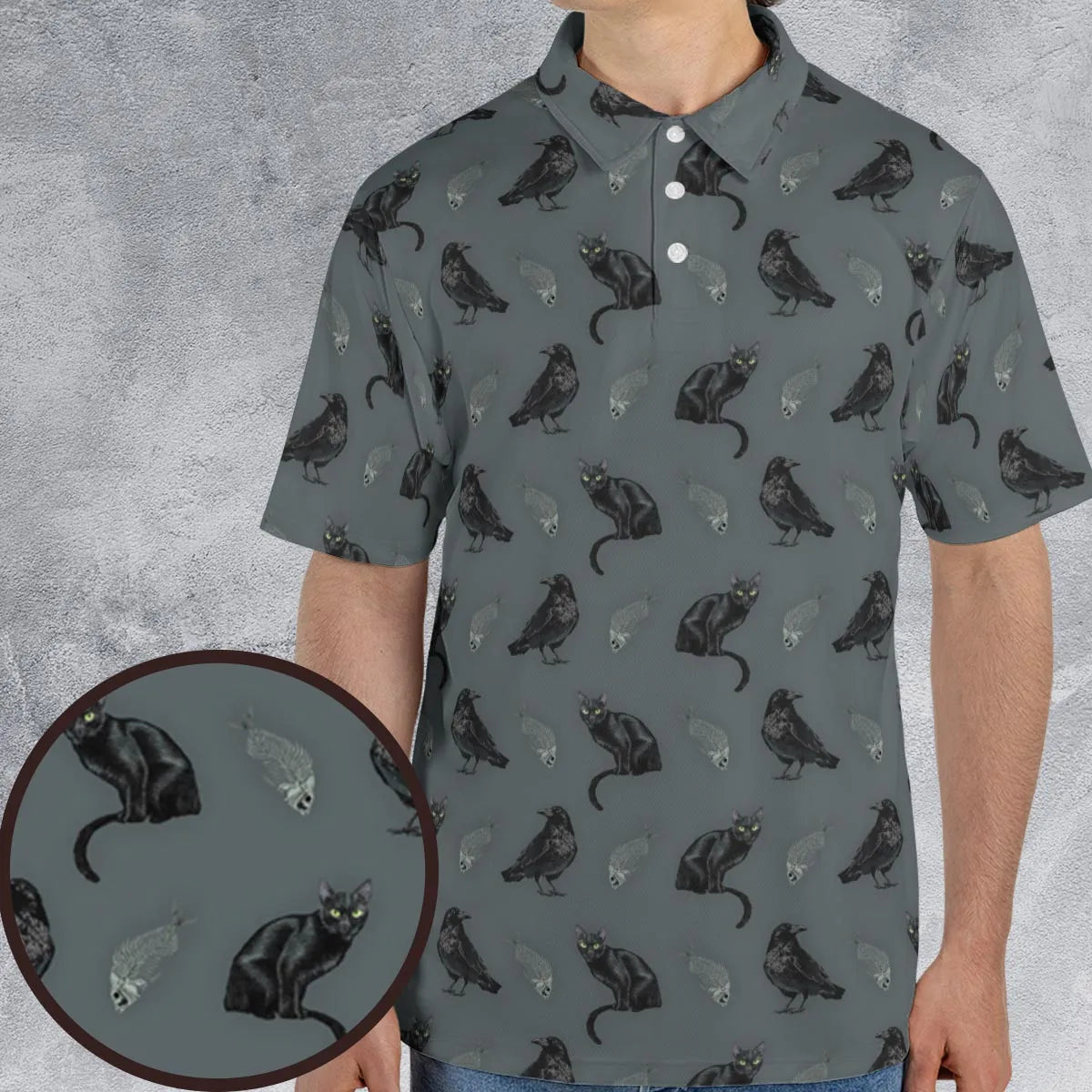 AOP Men/Women Polo Shirt - JL42CJPU