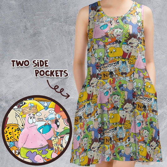 Sleeveless Dress - B2XRFEJT -  - 1