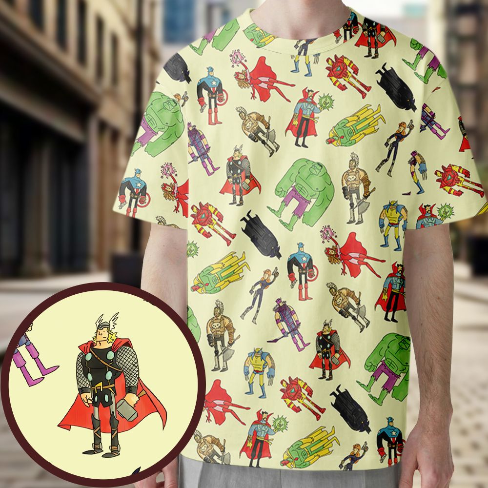 All-Over Print Unisex T-Shirt - XHPQ167F -  - 1