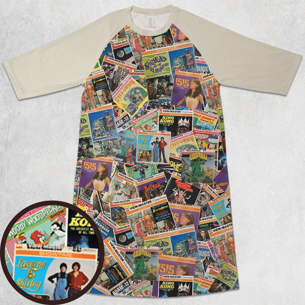 3/4 Sleeve Raglan Dress - UNKX3VVR