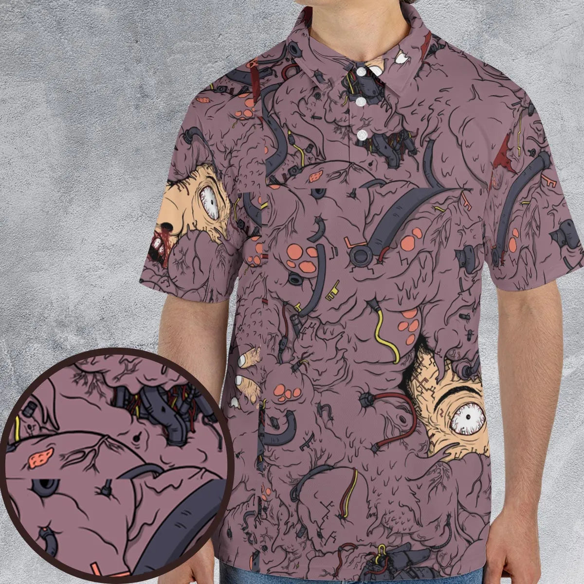 AOP Men/Women Polo Shirt - SXZGQXHU