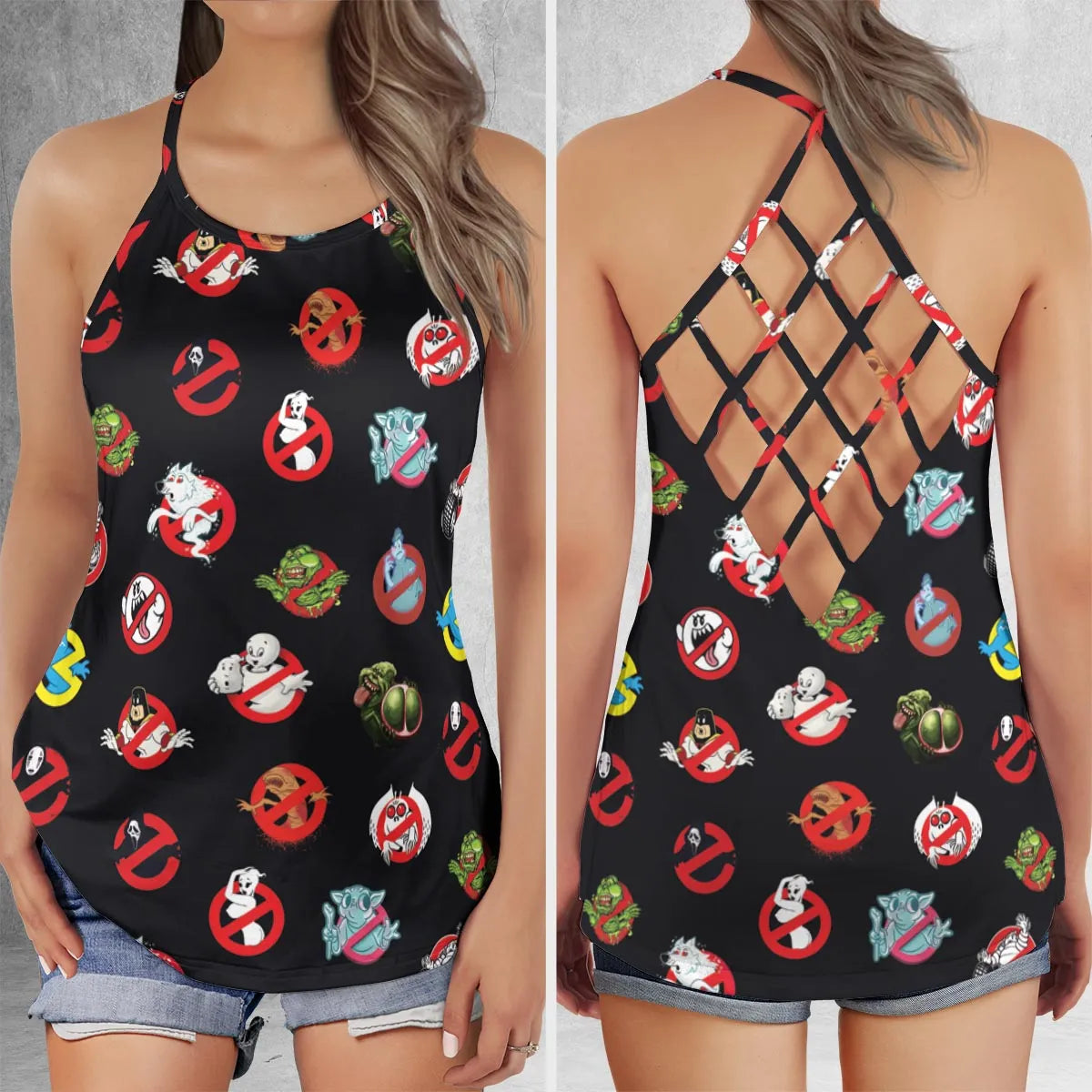Criss Cross Tank Top - SRNR42F1