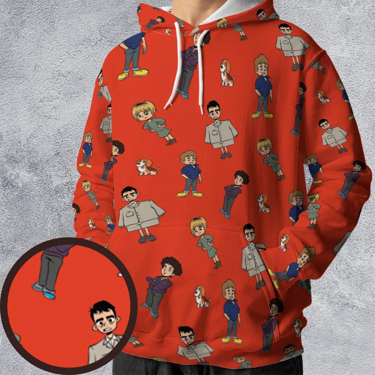 All-over Print Hoodie - XV78SRUV
