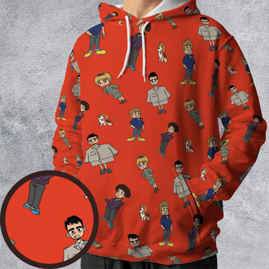 All-over Print Hoodie - XV78SRUV