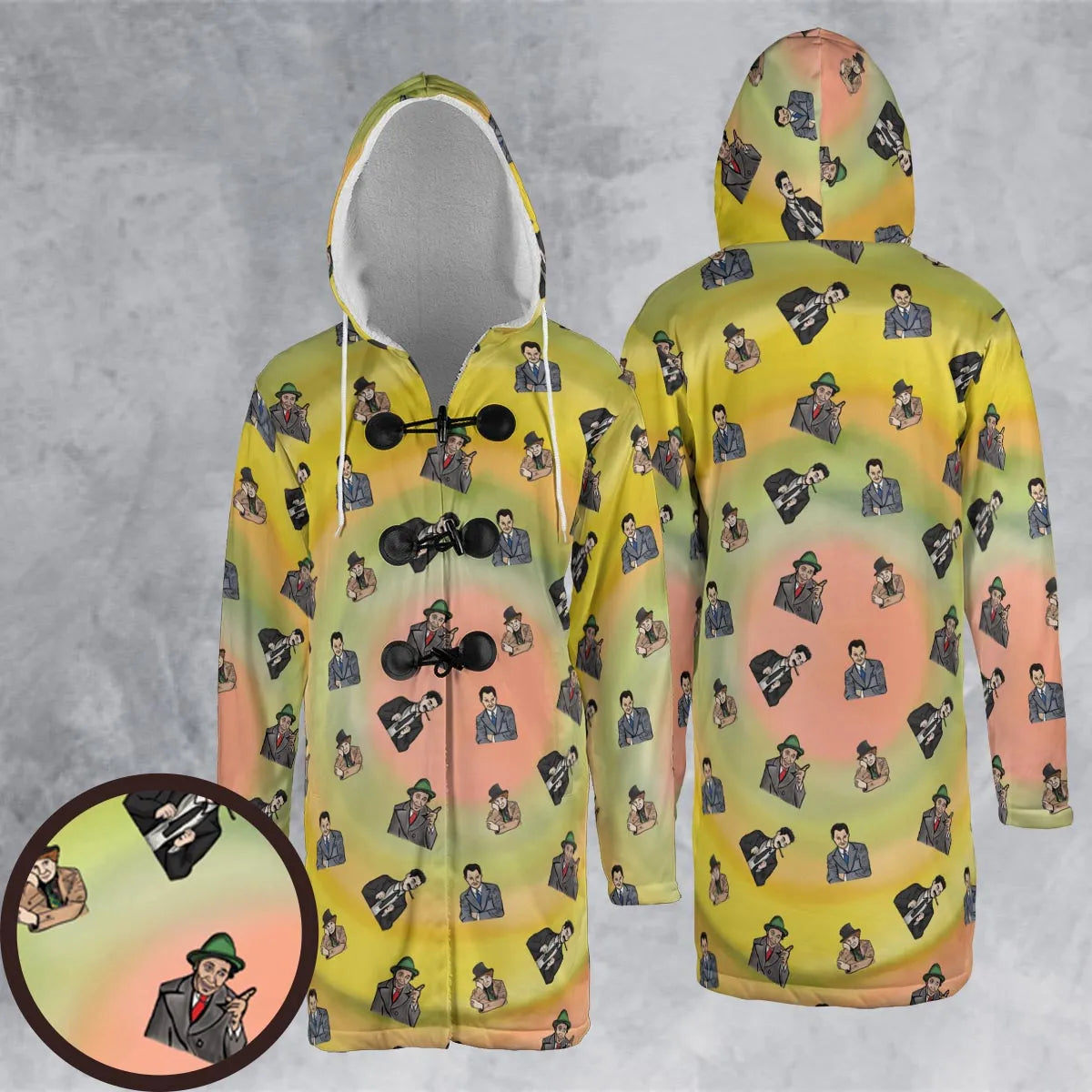 Hooded Cloak Coat - YEGB2FM8