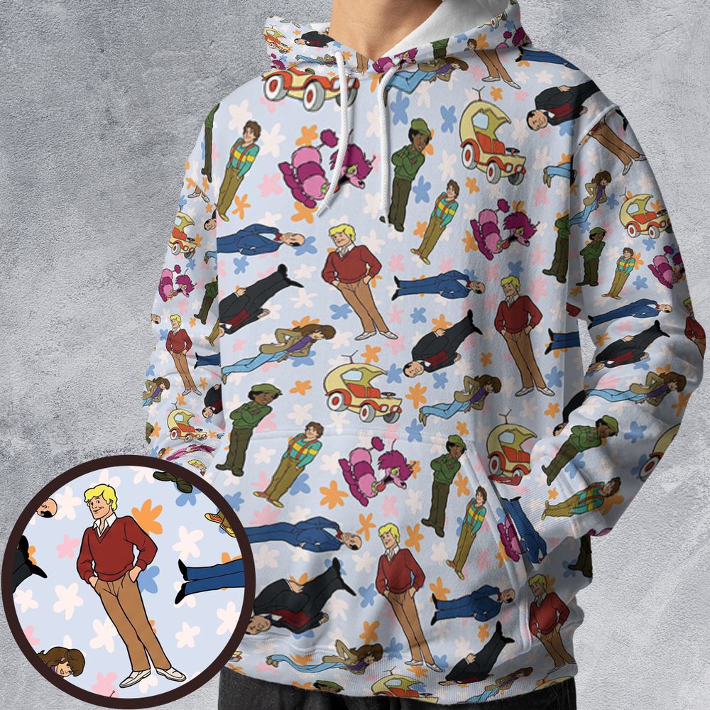 All-over Print Hoodie - QKXXJ73H -  - 1