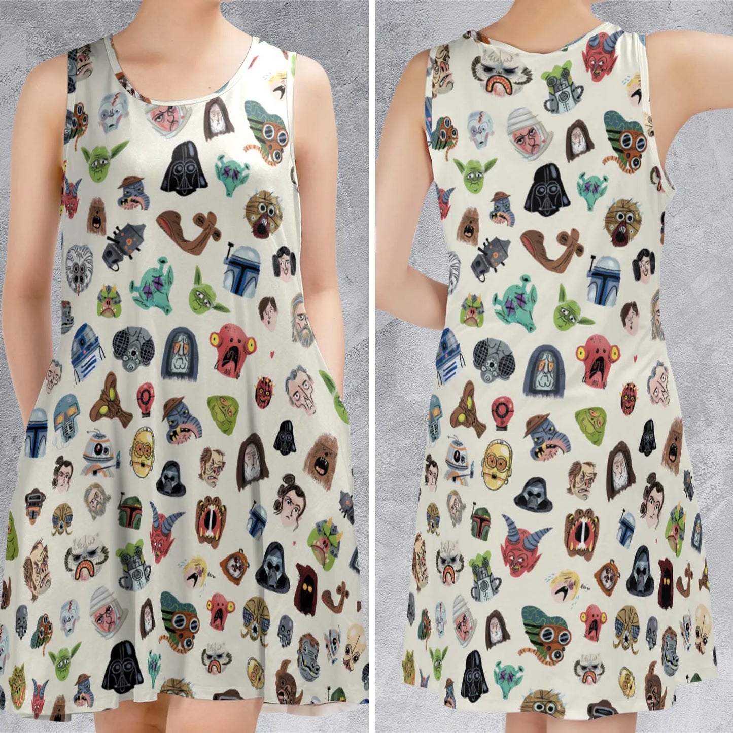 Sleeveless Dress - 7FHYSGNQ