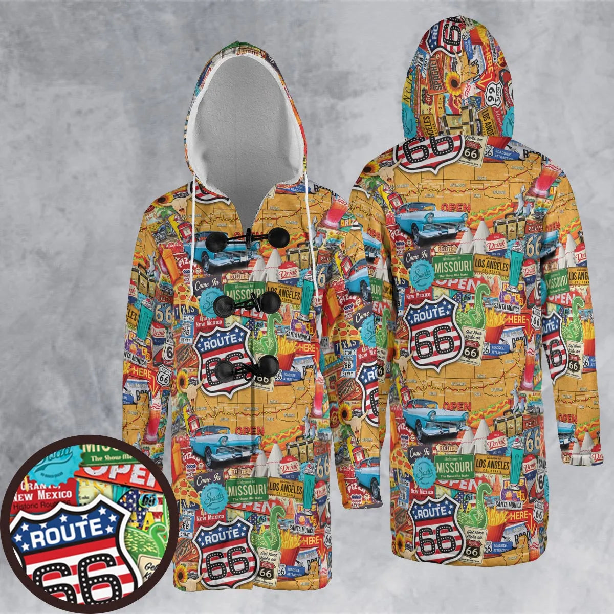 Hooded Cloak Coat - 8RDPS9AT