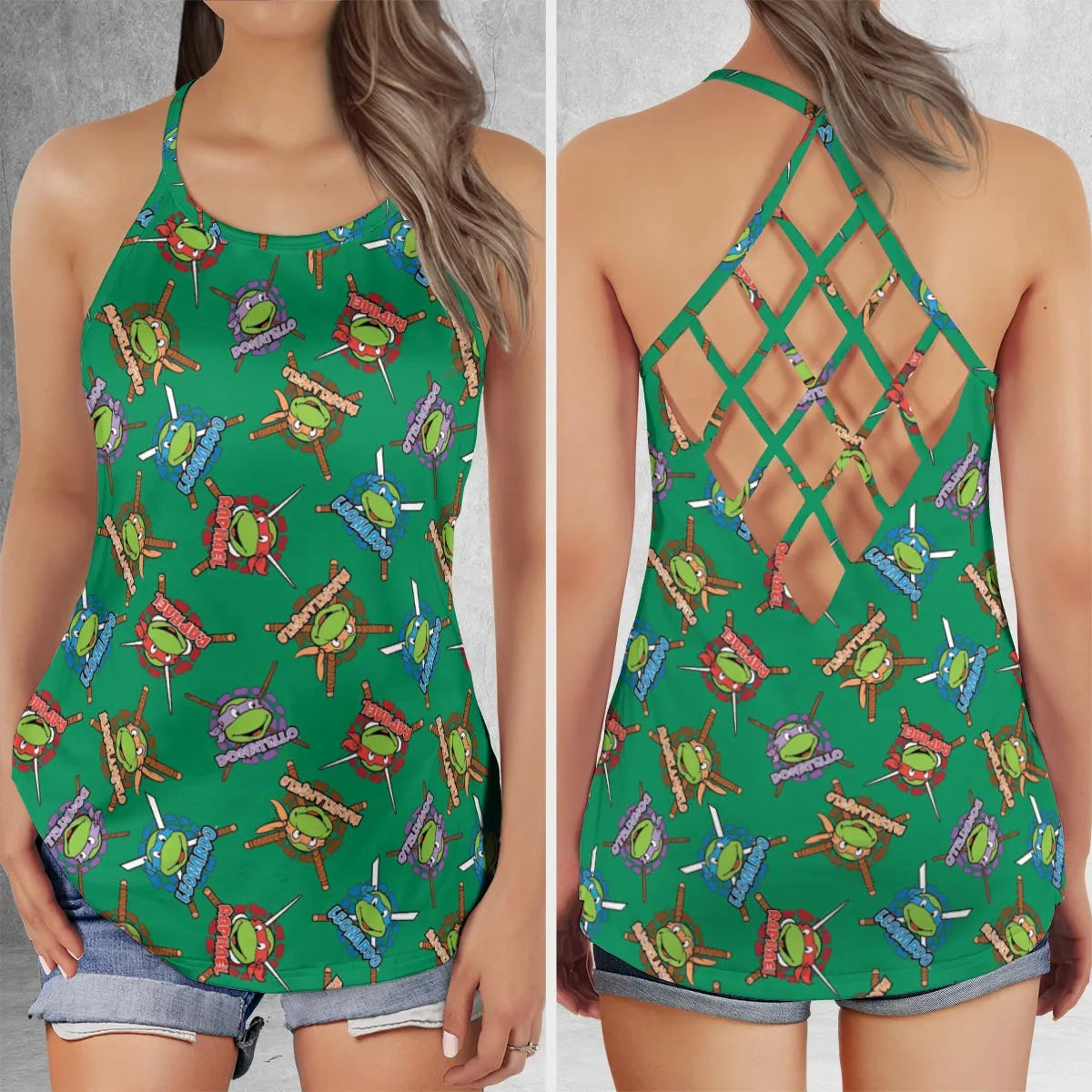 Criss Cross Tank Top - 9XZQT3SR