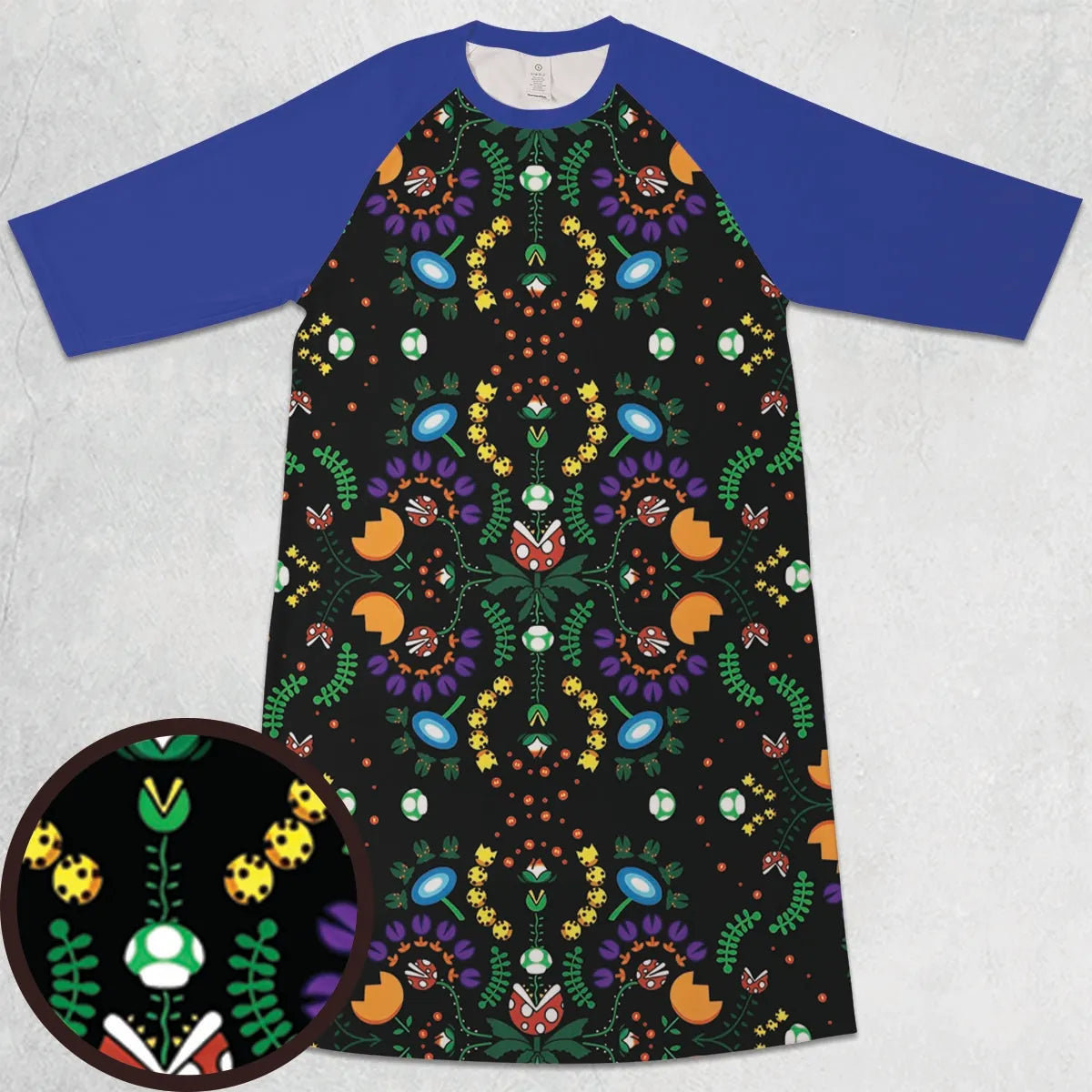 3/4 Sleeve Raglan Dress - F2E49KHU