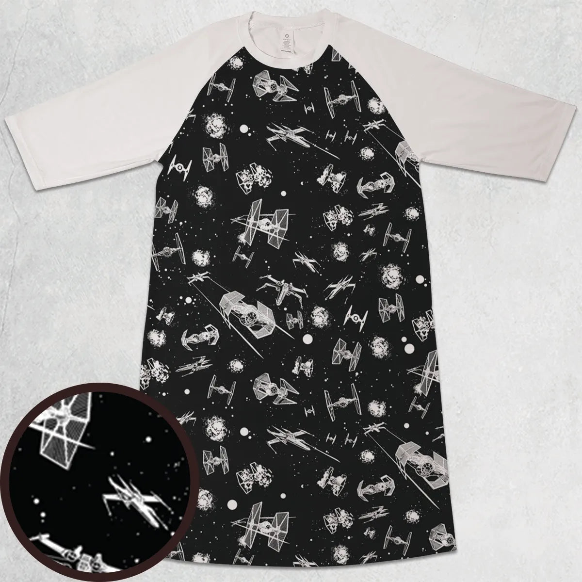3/4 Sleeve Raglan Dress - 3MLKSLL4