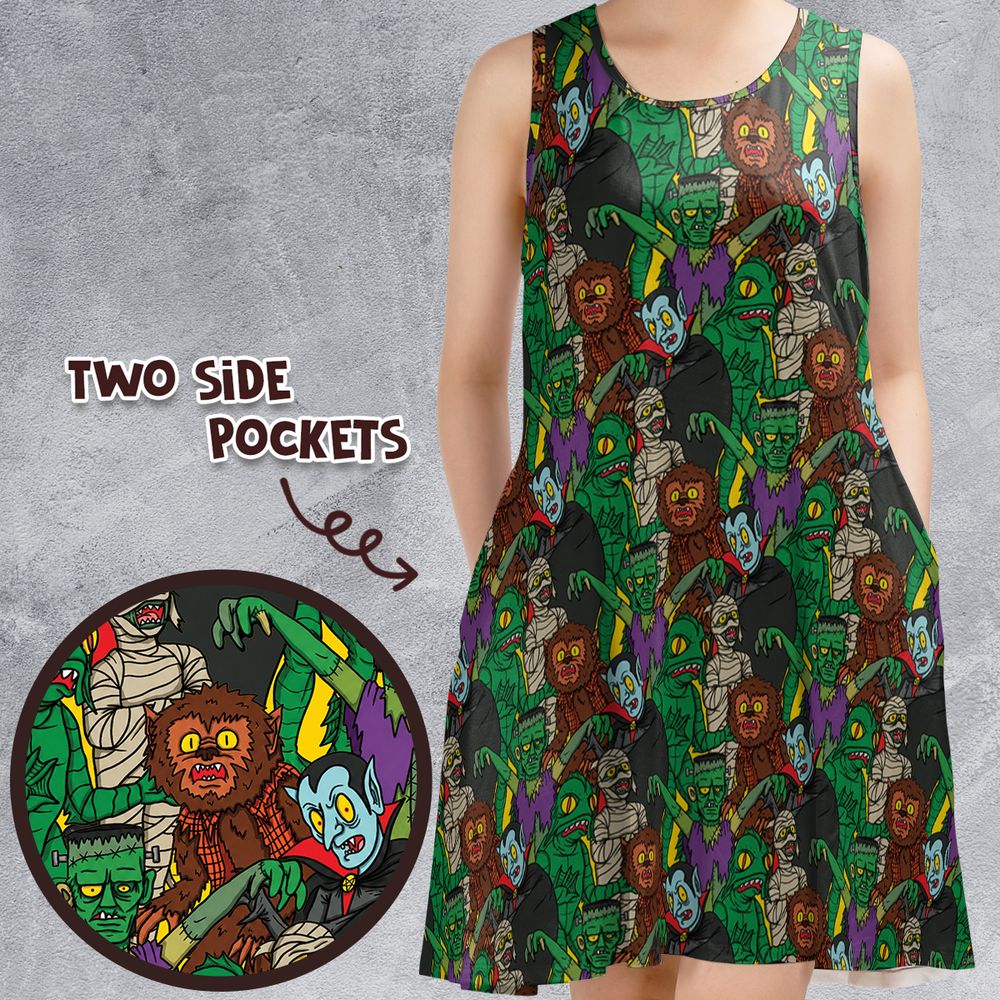 Sleeveless Dress - T2N37C9V -  - 1