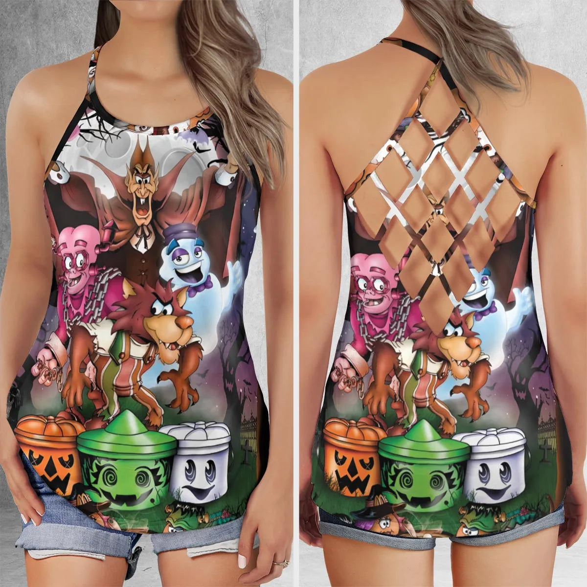 Criss Cross Tank Top - CB8U82PD
