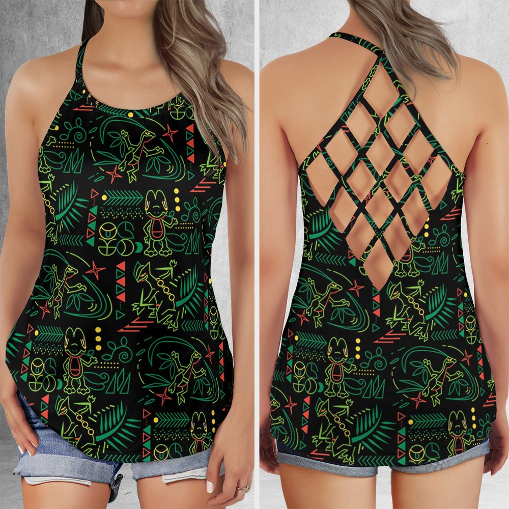 Criss Cross Tank Top - YPL219T1 -  - 1