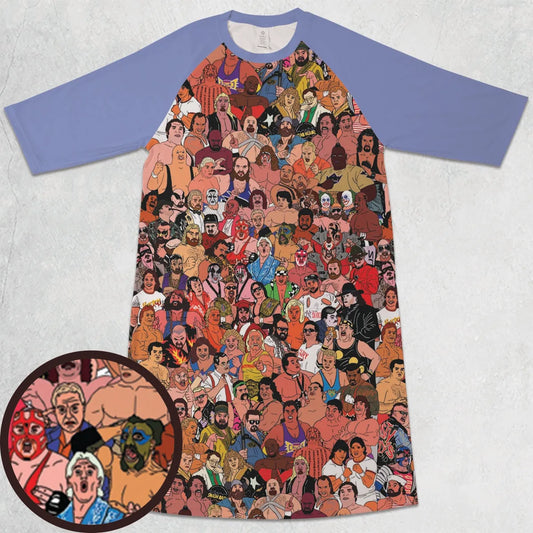 3/4 Sleeve Raglan Dress - UURC1DSN