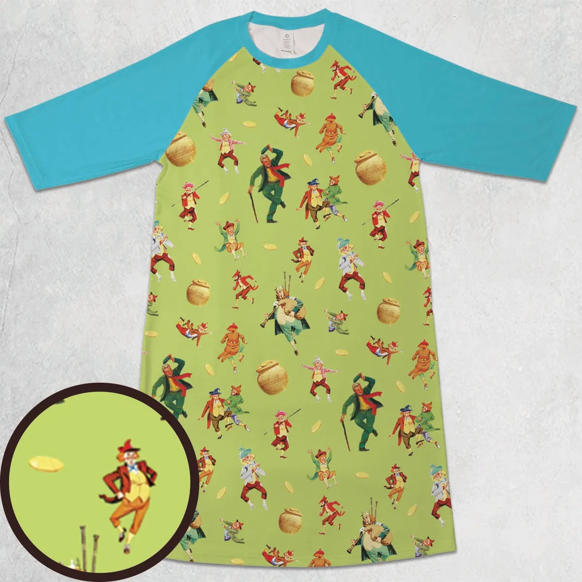 3/4 Sleeve Raglan Dress - 4LKKEWTQ