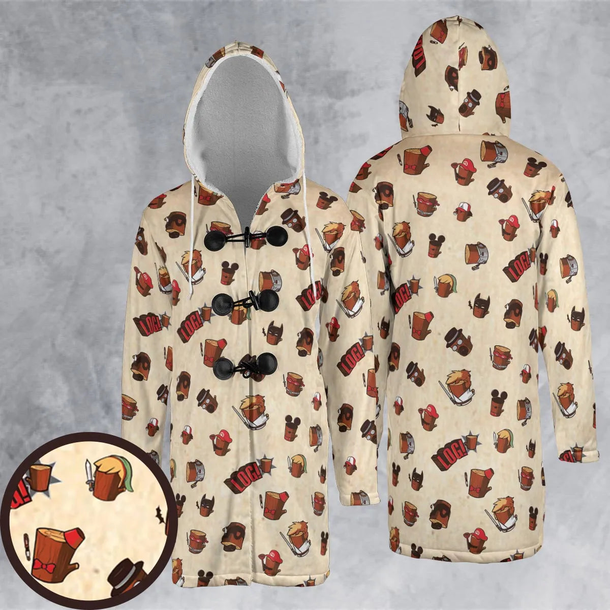Hooded Cloak Coat - G129JCL2