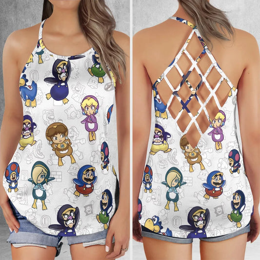 Criss Cross Tank Top - 4T1H79W1