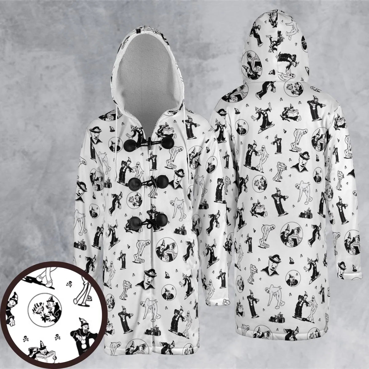 Hooded Cloak Coat - T8JHF9LK