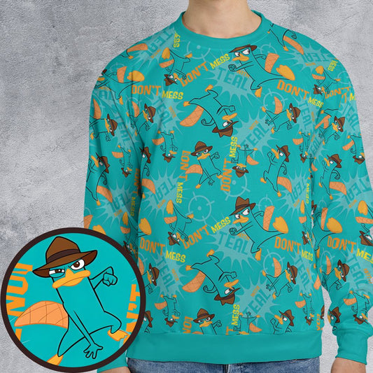 All-over Print Sweatshirt - WHTSJTWS -  - 1