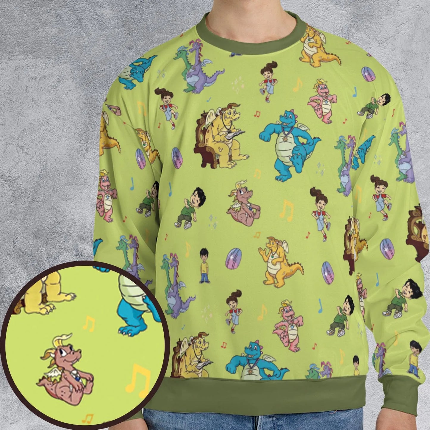All-over Print Sweatshirt - KJ7GZJYK