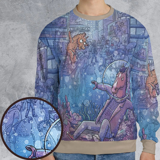 All-over Print Sweatshirt - XKB2U214