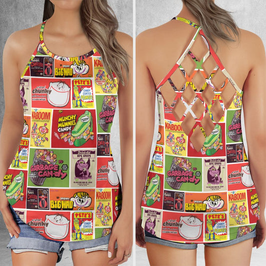Criss Cross Tank Top - ZGN7631Z -  - 1