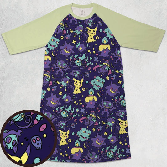 3/4 Sleeve Raglan Dress - 1RTHV7FU