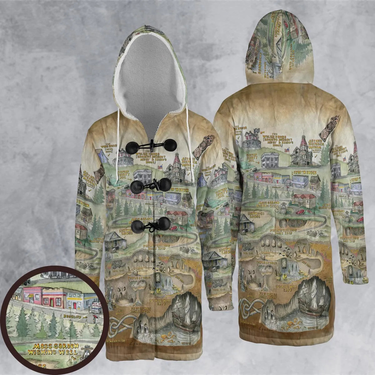 Hooded Cloak Coat - 6ZK8EAAG