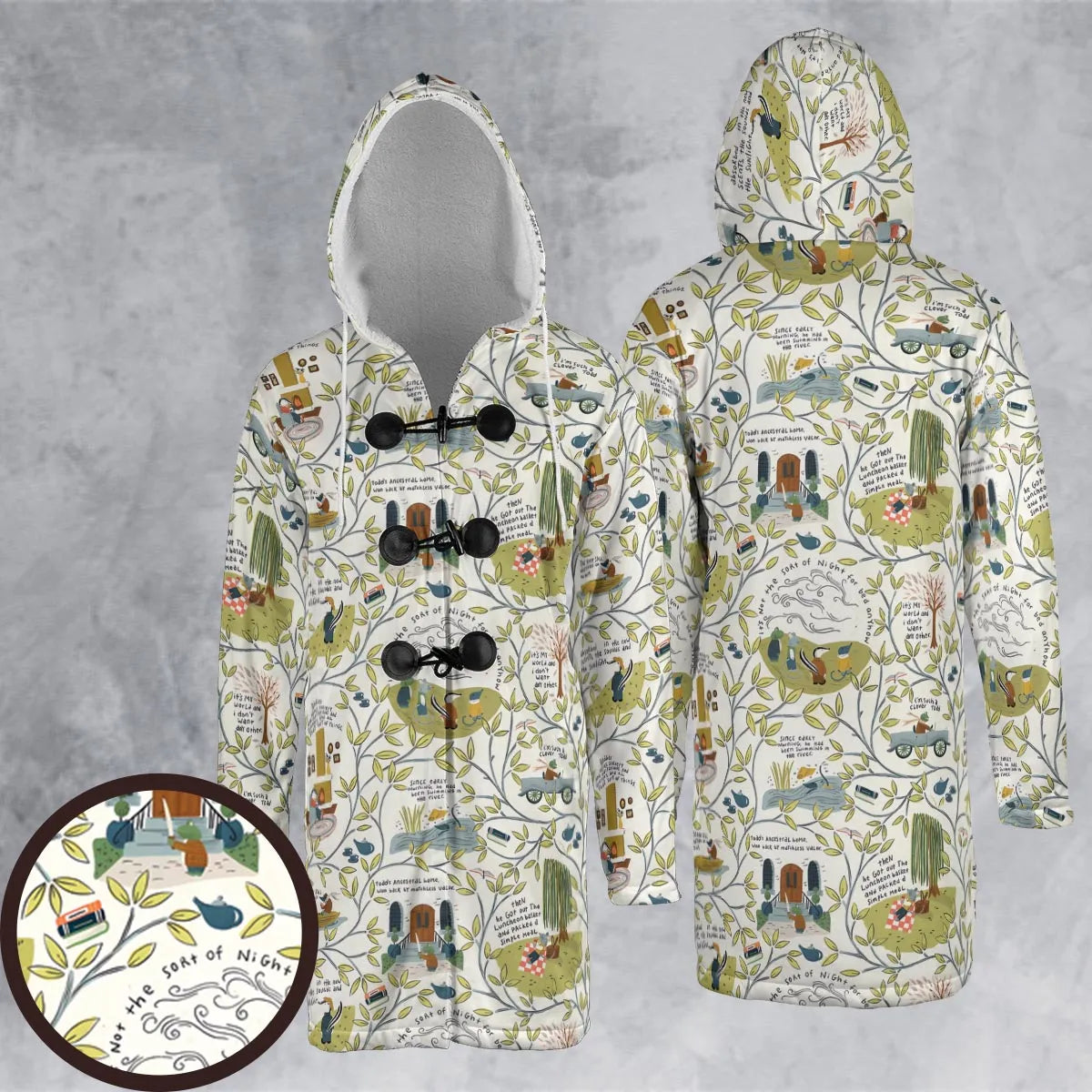Hooded Cloak Coat - DD9FBRAV