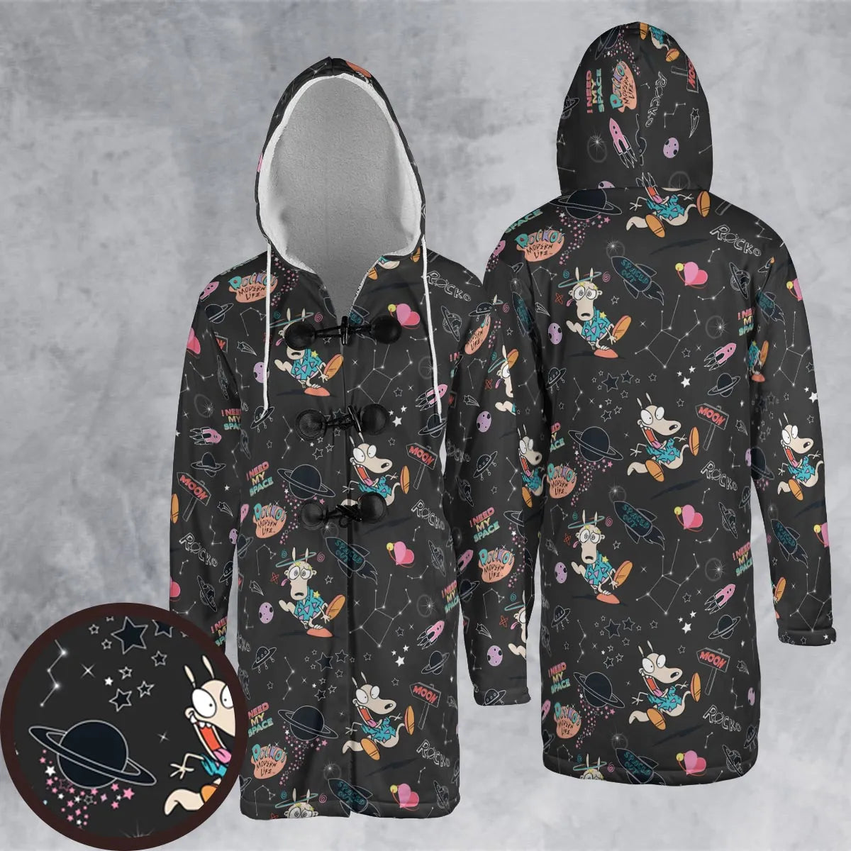 Hooded Cloak Coat - H4Q4HPMY