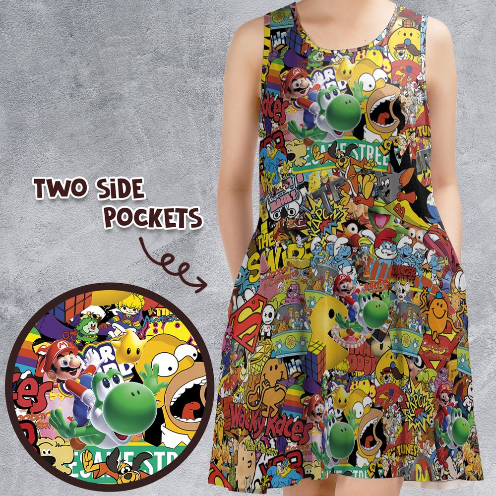 Sleeveless Dress - WKDQP7TJ -  - 1