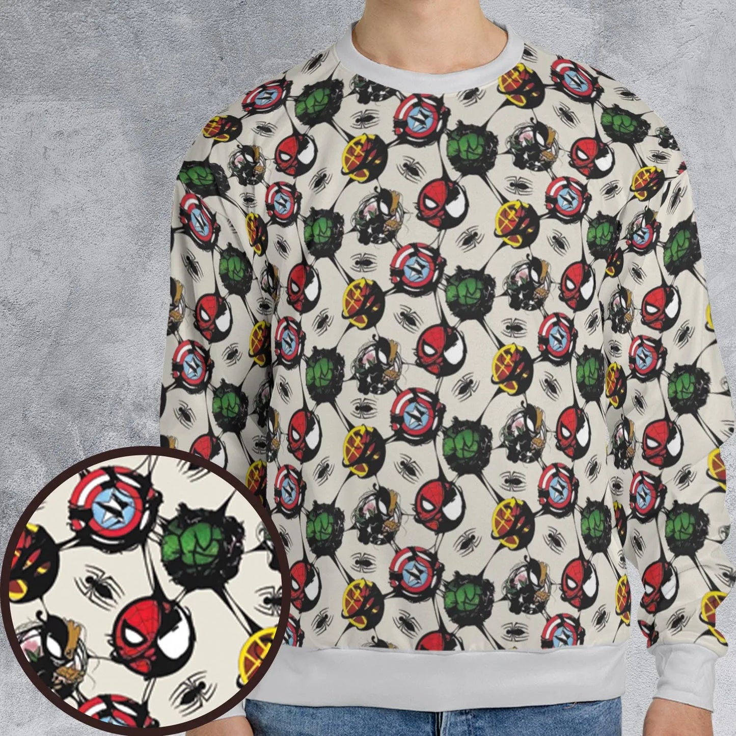 All-over Print Sweatshirt - LDZNMQY4