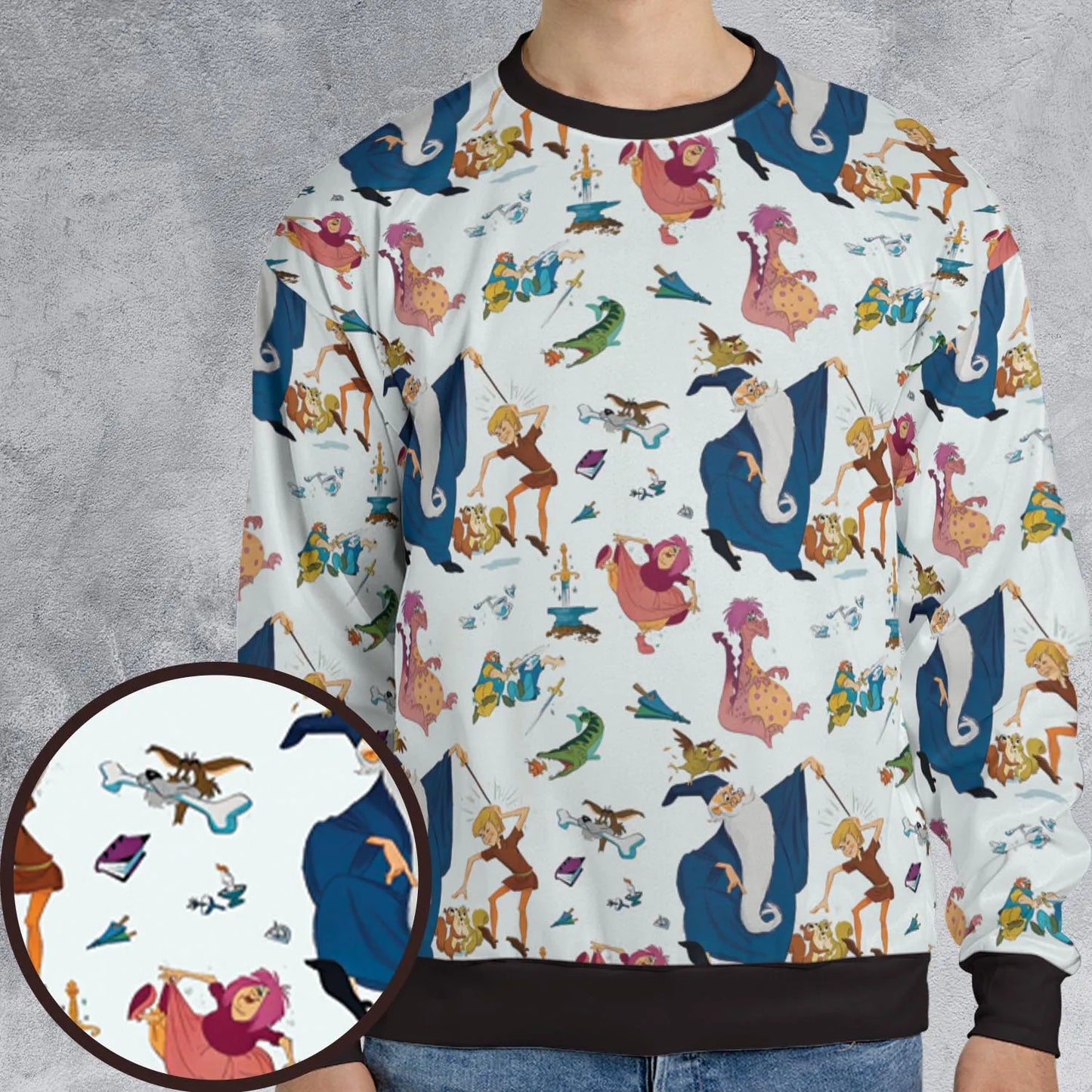All-over Print Sweatshirt - 75GVXBKK
