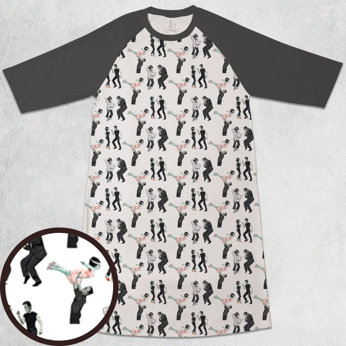 3/4 Sleeve Raglan Dress - GF5QRGAU