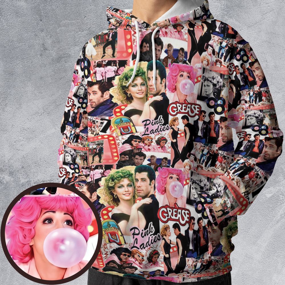 All-over Print Hoodie - 7MWDE9WS -  - 1
