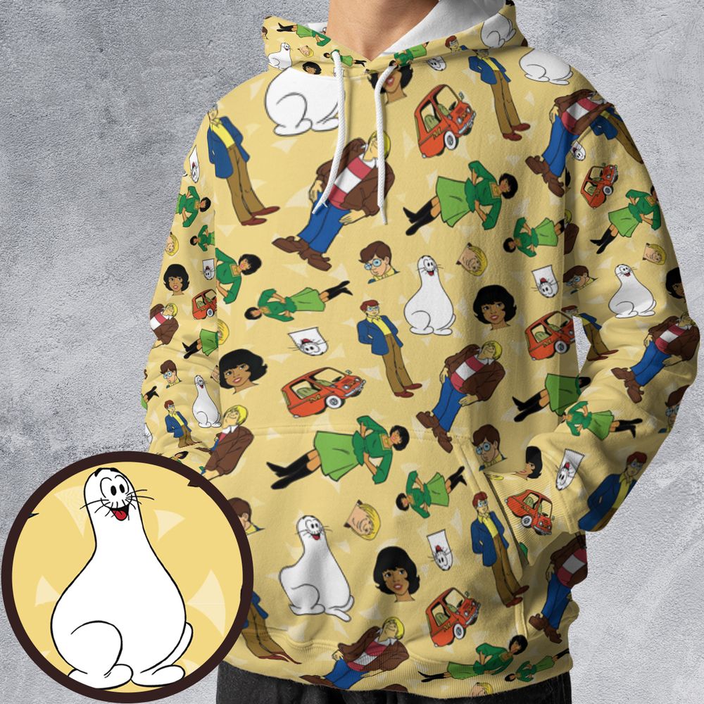 All-over Print Hoodie - G3G9H4G9 -  - 1