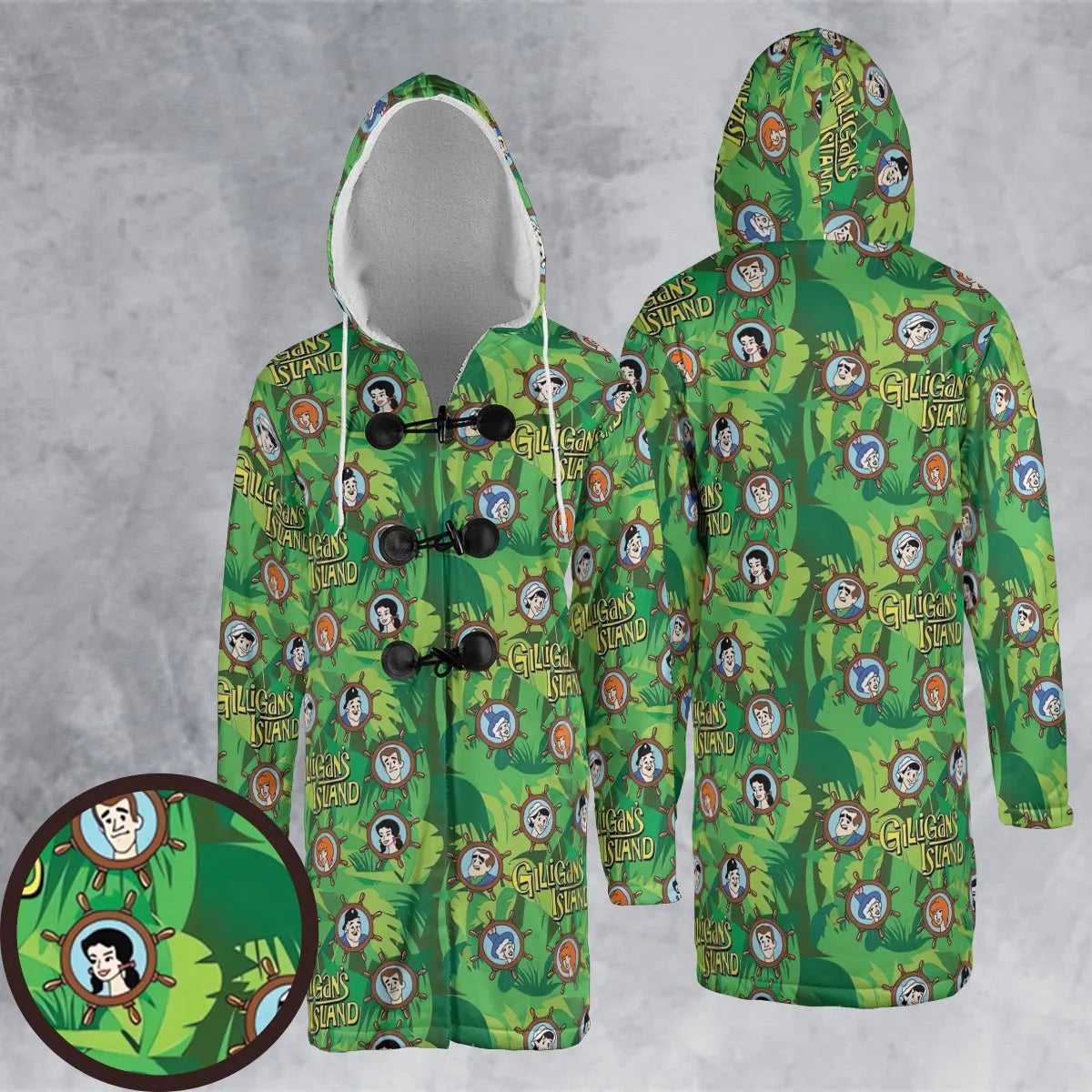 Hooded Cloak Coat - BLUQ74QF