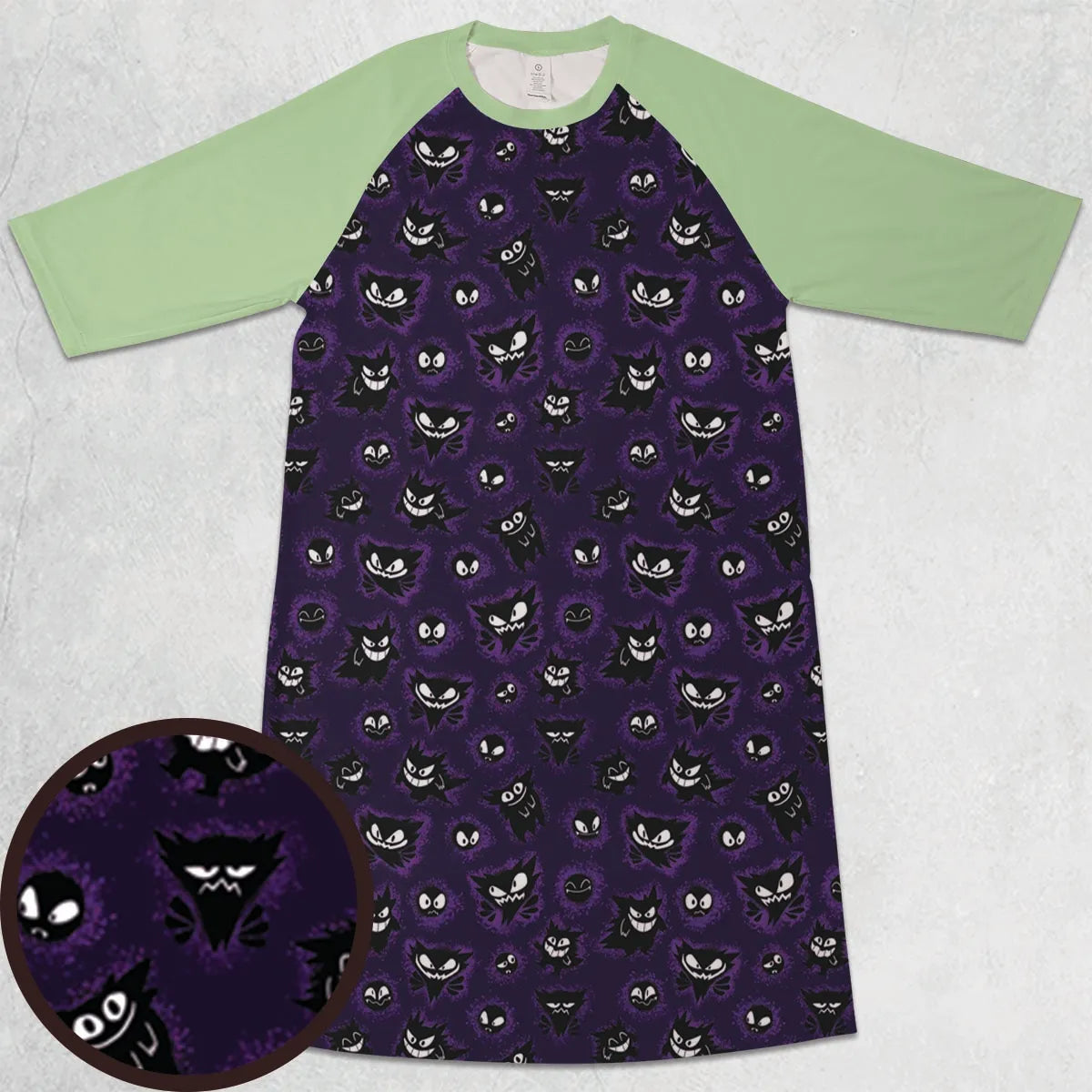 3/4 Sleeve Raglan Dress - NJHTRTG2