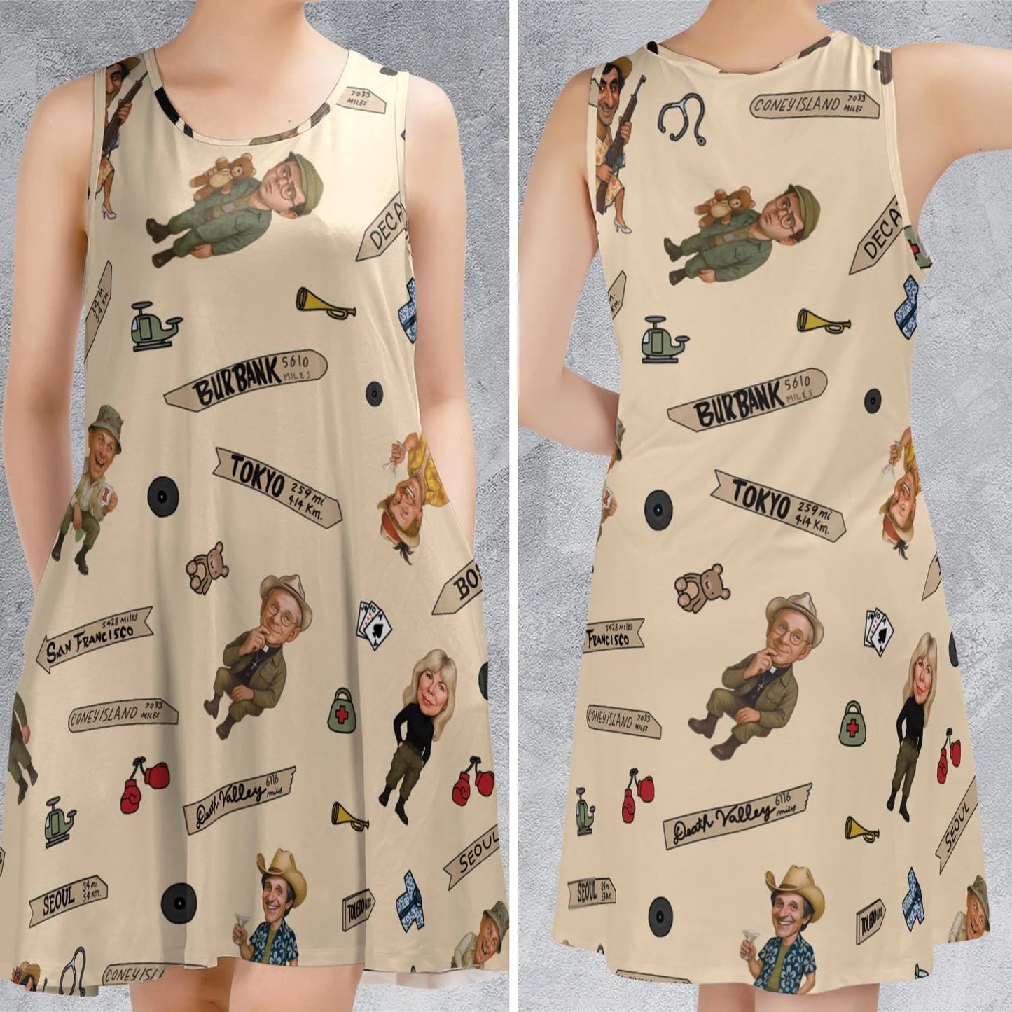 Sleeveless Dress - WREHJBLF