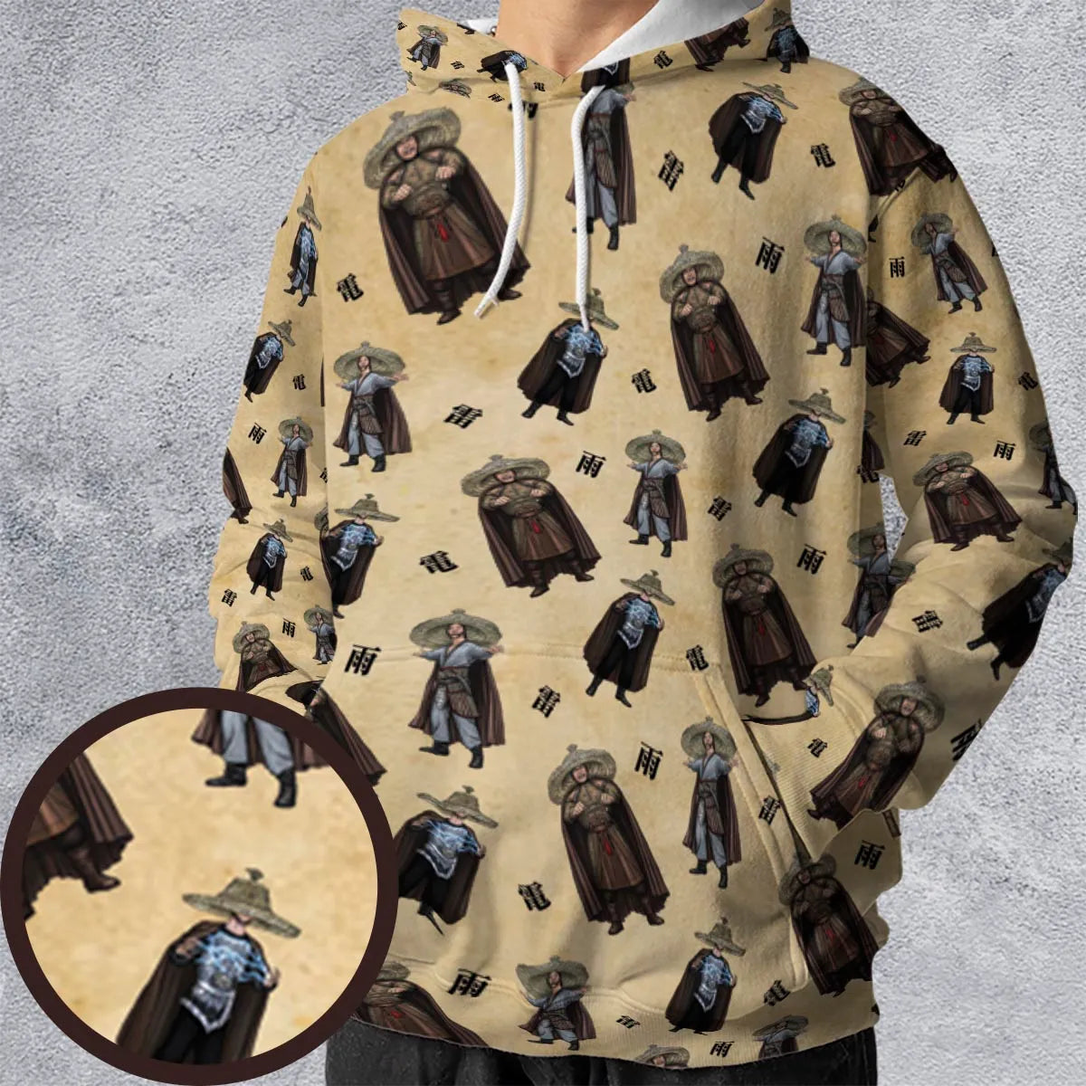 All-over Print Hoodie - YREBX1FC