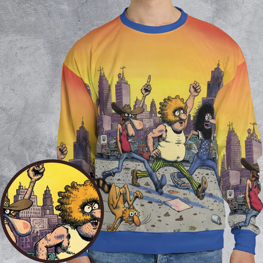 All-over Print Sweatshirt - HD1PXGVC