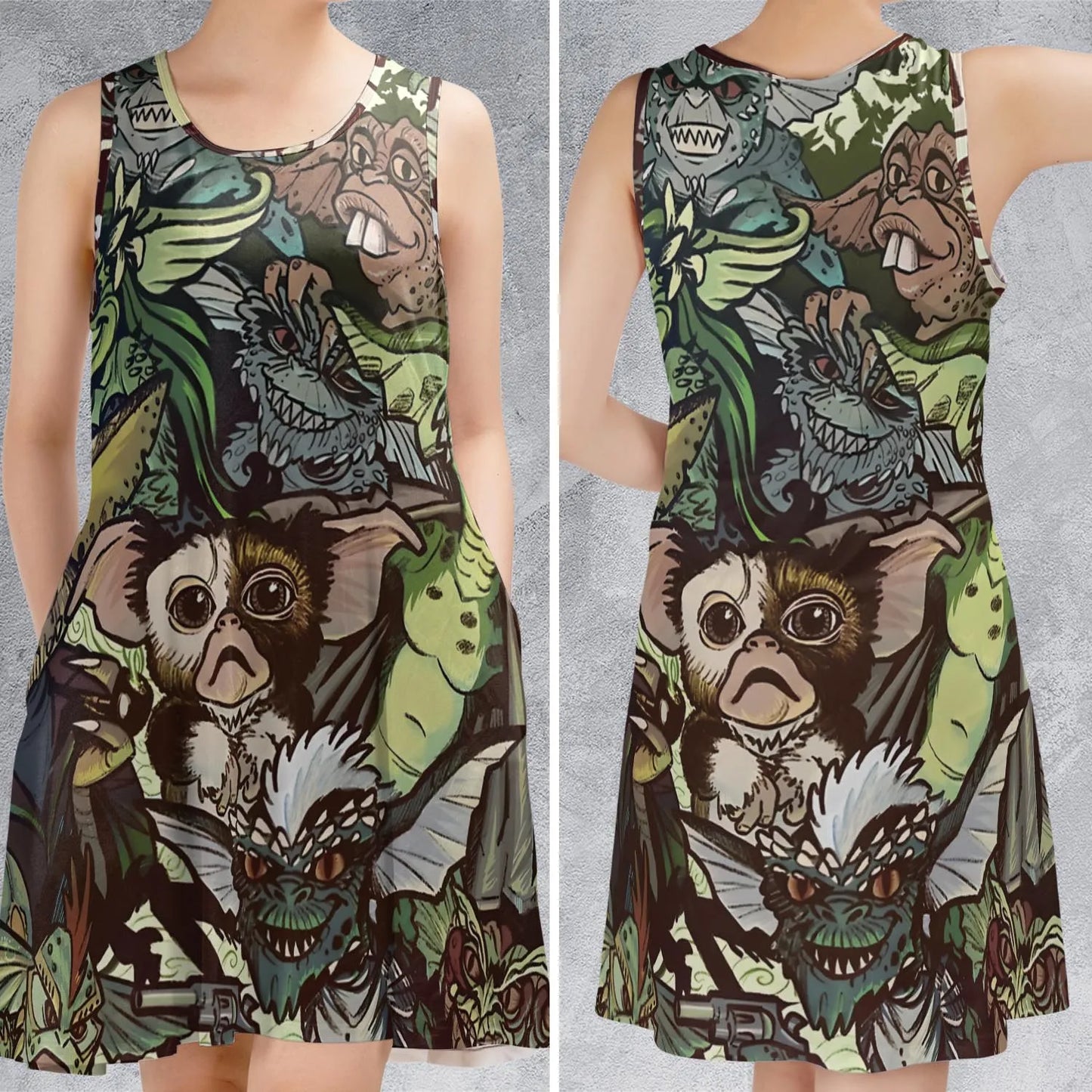 Sleeveless Dress - FUHFHKTD