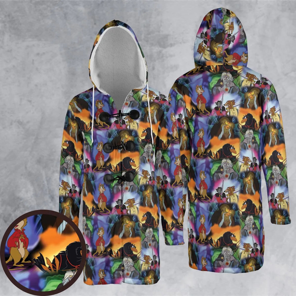 Hooded Cloak Coat - J8LWM3DN