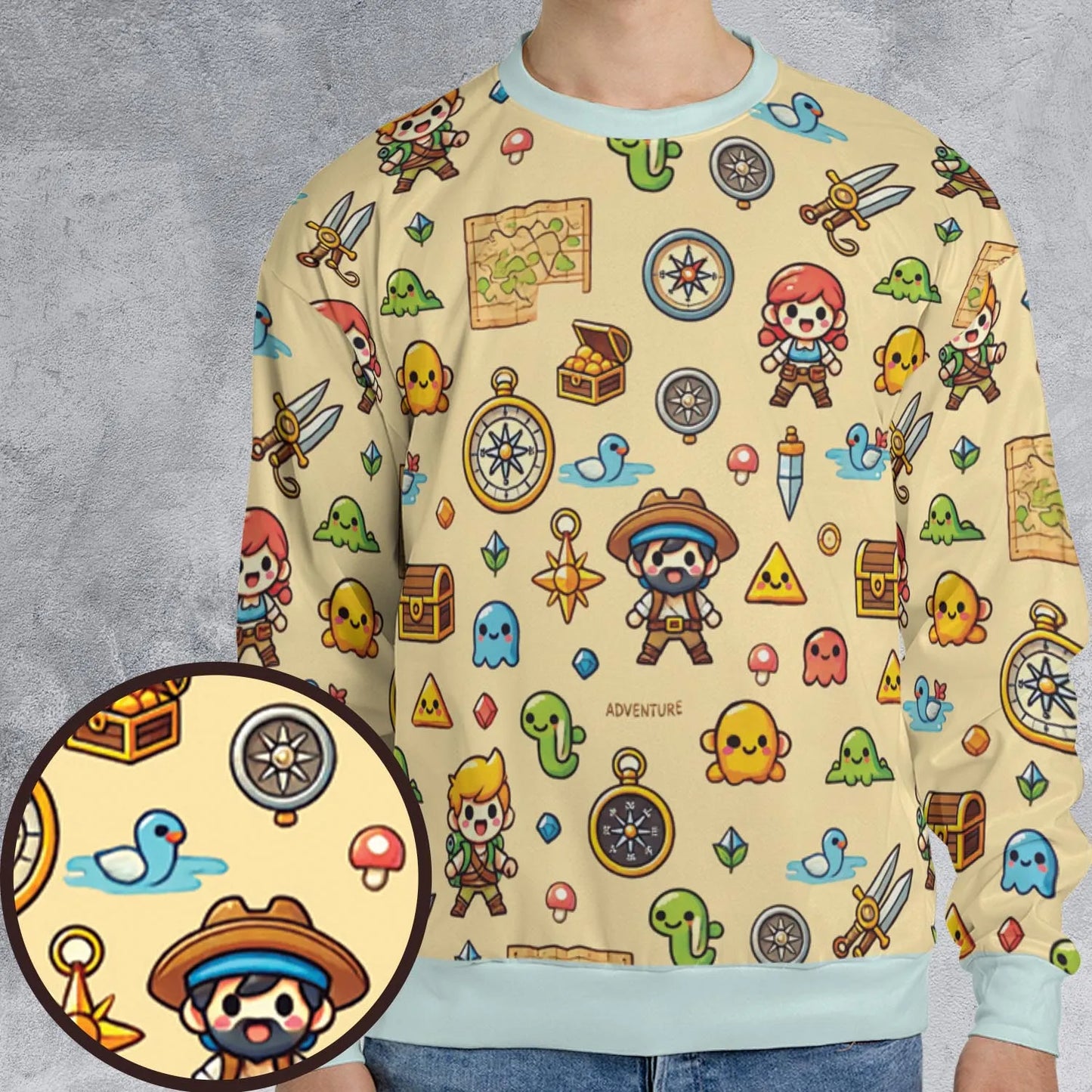 All-over Print Sweatshirt - ENFGB6FY
